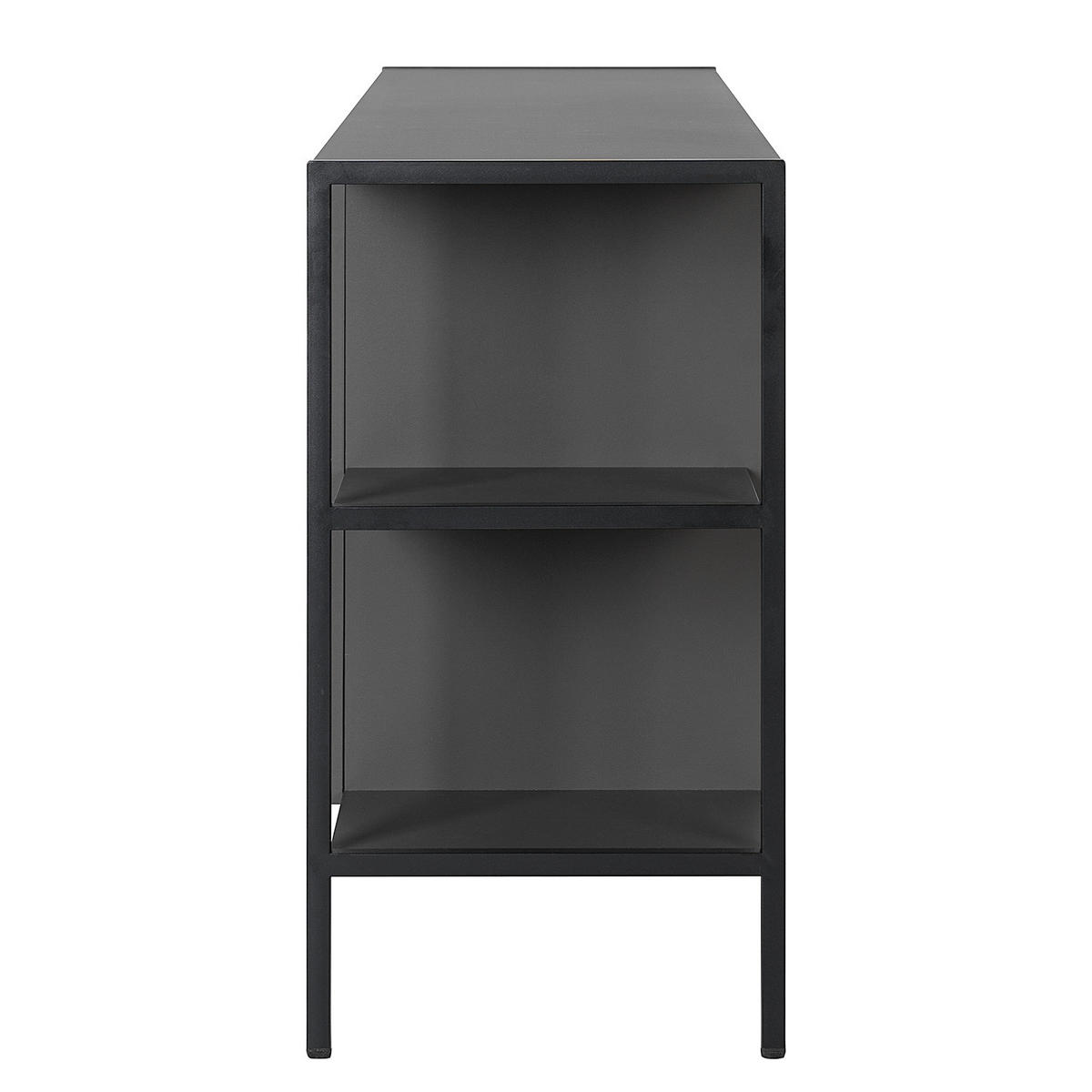 SIDEBOARD - Dunkelgrau, Holzwerkstoff (180/75/40cm) - home24