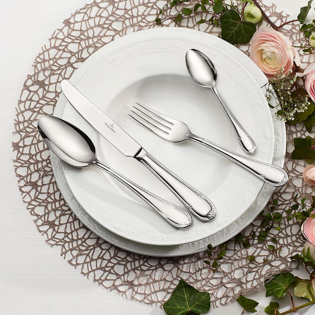 TAFELBESTECK Mademoiselle silber - Silberfarben, Metall - Villeroy & Boch