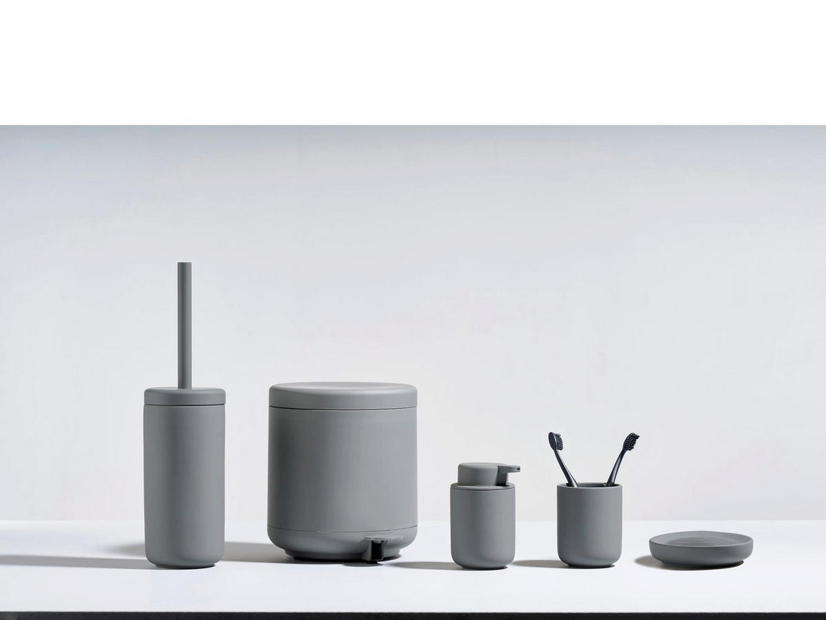 PEDALEIMER Ume in Grau 4 Liter - Grau, Kunststoff (19.5/22/19.5cm) - Zone Denmark