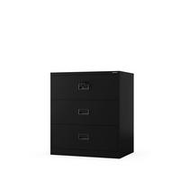 AKTENSCHRANK SARA XL V3 102x90x60 cm - Schwarz, Metall (90/102/60cm) - Jan Nowak