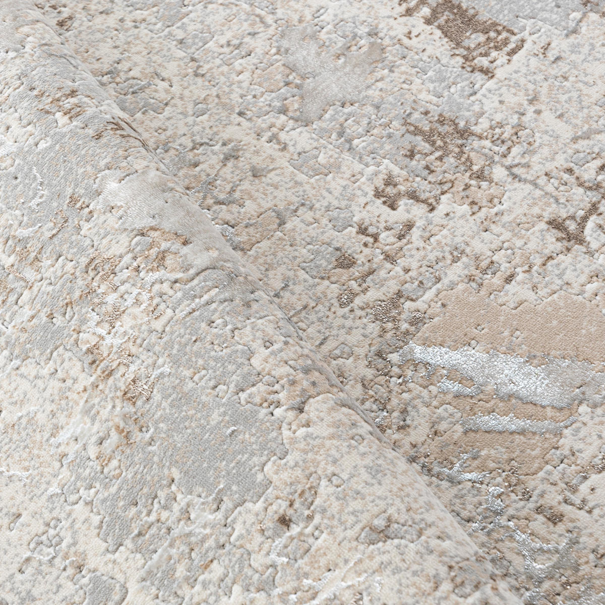 MAZOVIA TEPPICH UD30A - Creme, Blau - 140 x 200 cm - Blau/Creme, Textil (140/200cm) - Mazovia