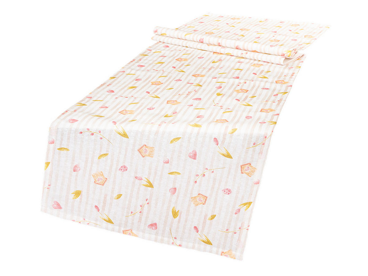 TISCHLÄUFER Piep 40/145 cm - Taupe/Beige, Textil (40/145cm) - beties Heimtextil