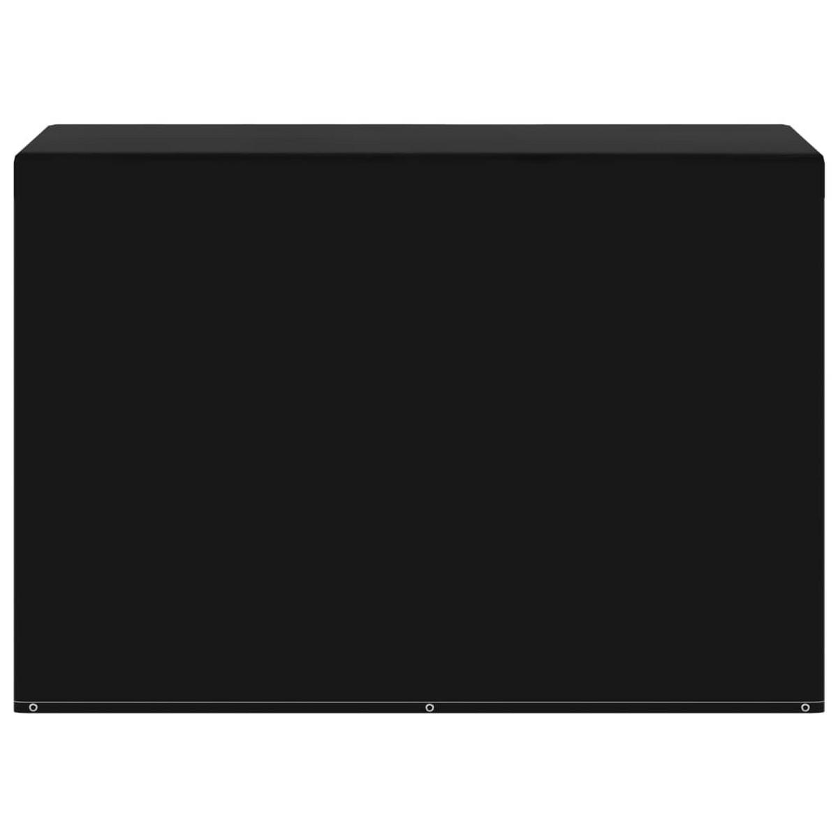 ABDECKUNG Für Gartenmöbel Und Gasgrills 6 Ösen 180/80/125 Cm - Schwarz, Kunststoff (180/80/125cm) - vidaXL
