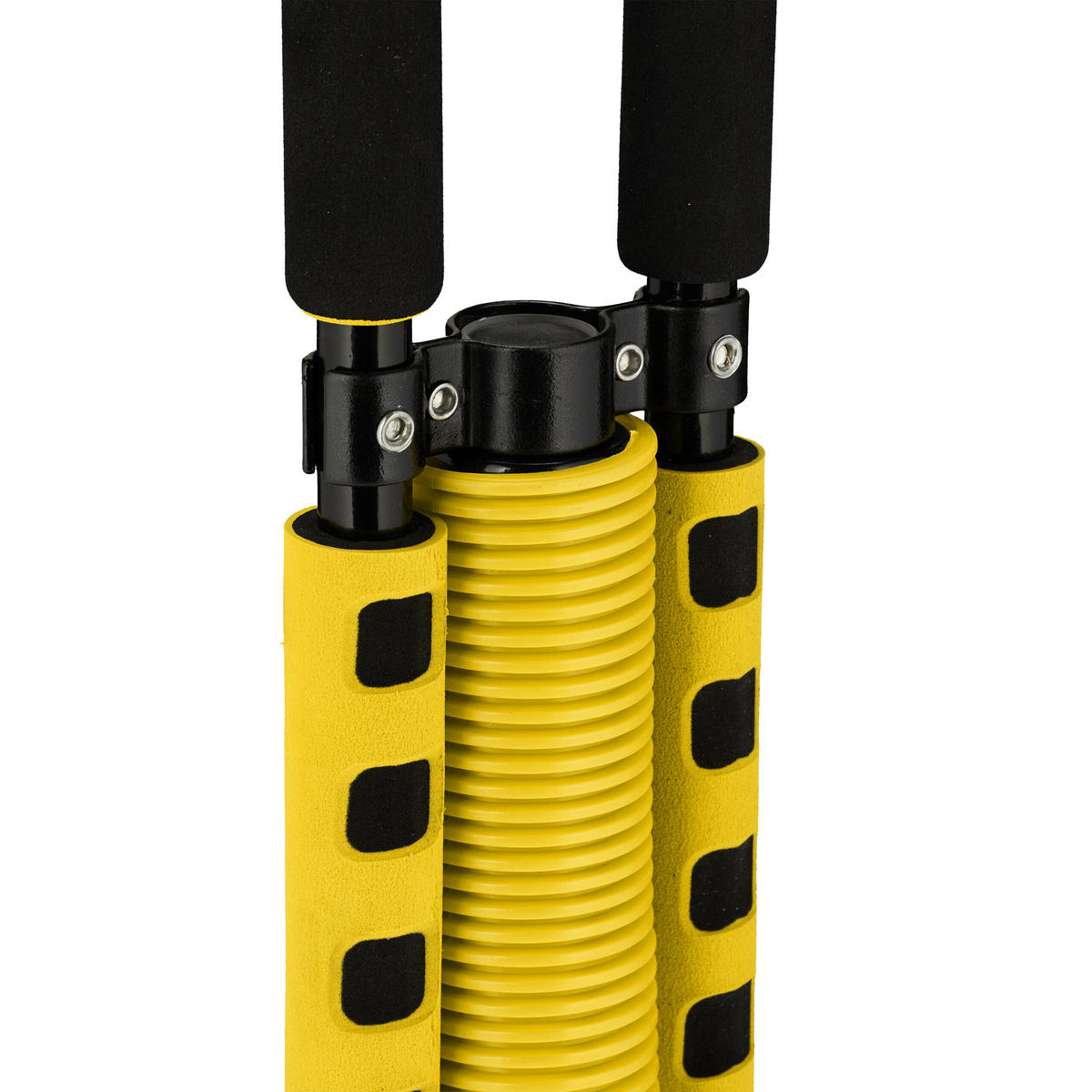 POGO-STICK - Gelb, Kunststoff/Textil (29/6cm) - Relaxdays