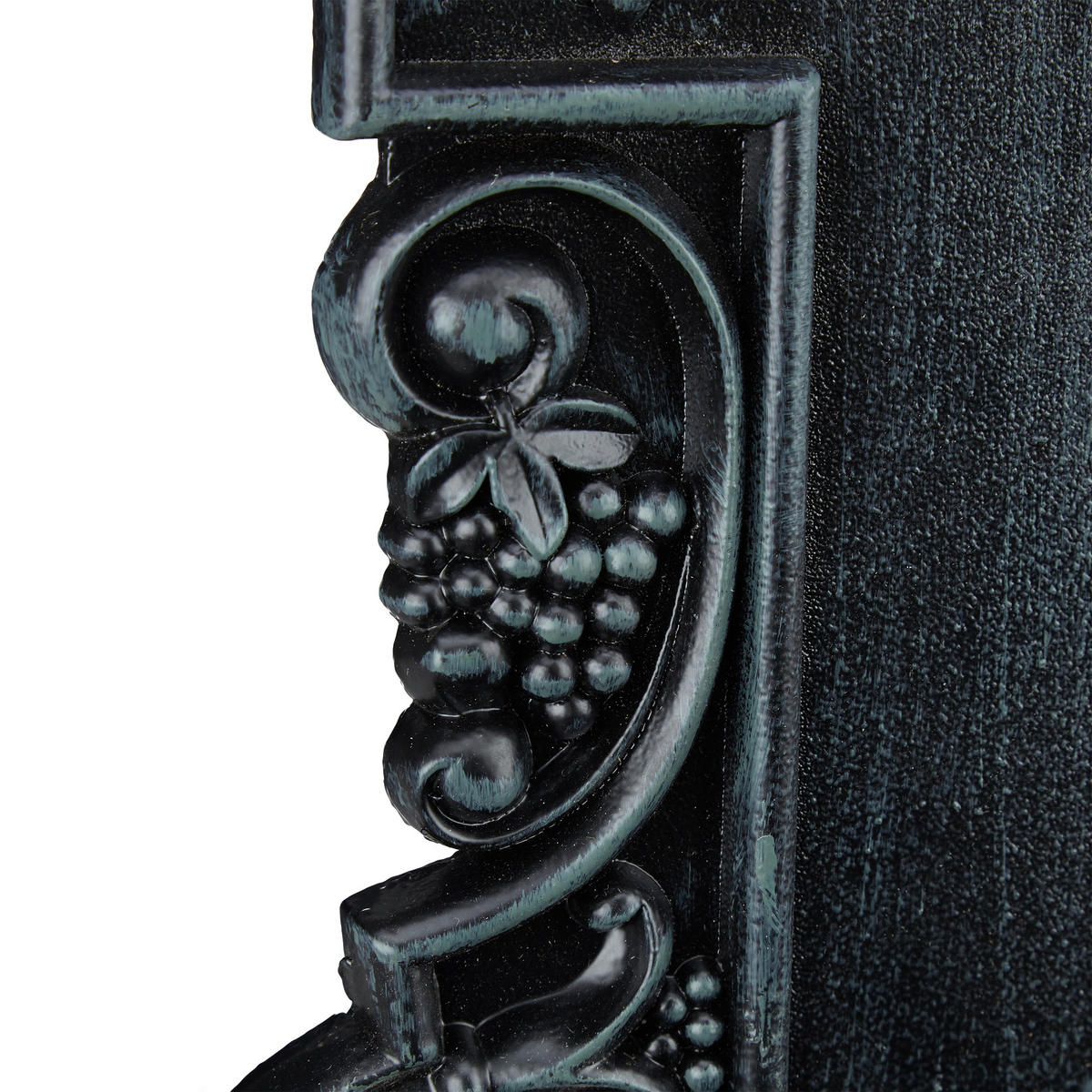 WANDBRUNNEN - Dunkelgrün, Metall (20/37.5/61.5cm) - Relaxdays