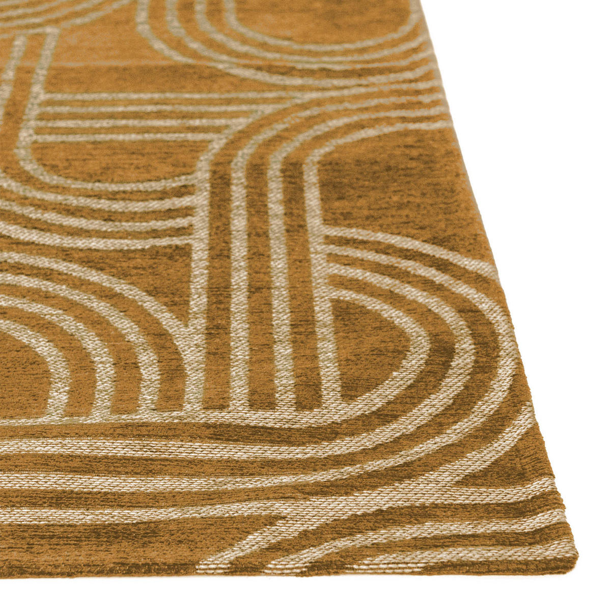 PREPROGA Disco Honey Cake 170/240 cm - rjava, umetna masa/tekstil (170/240cm) - Lola&Moi