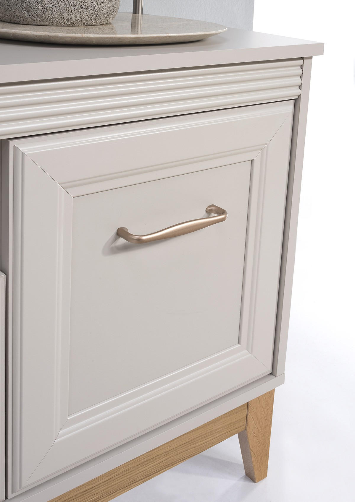 TV-LOWBOARD Windsor W-8 135,5 x 61,5 x 40,5 cm Kaschmir - Kaschmir/Eichefarben, Eichenholz/Holzwerkstoff (135.5/61.5/40.5cm) - Koseto