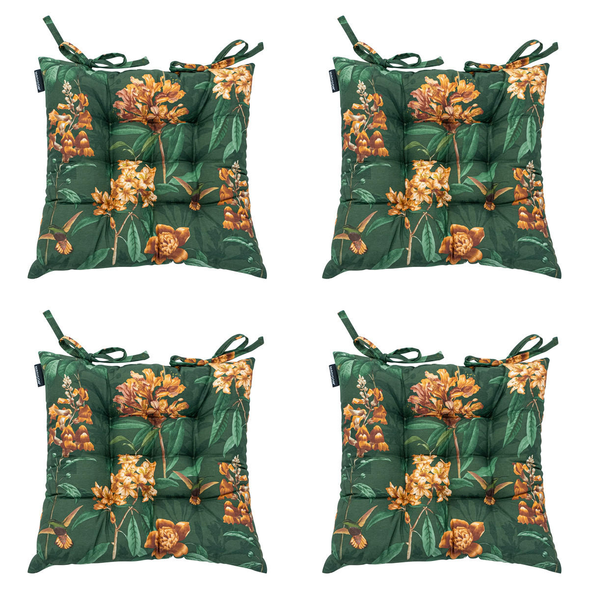 SITZKISSEN Lua 46/46 cm 4er-Set - Grün, Textil (46/8/46cm) - Madison