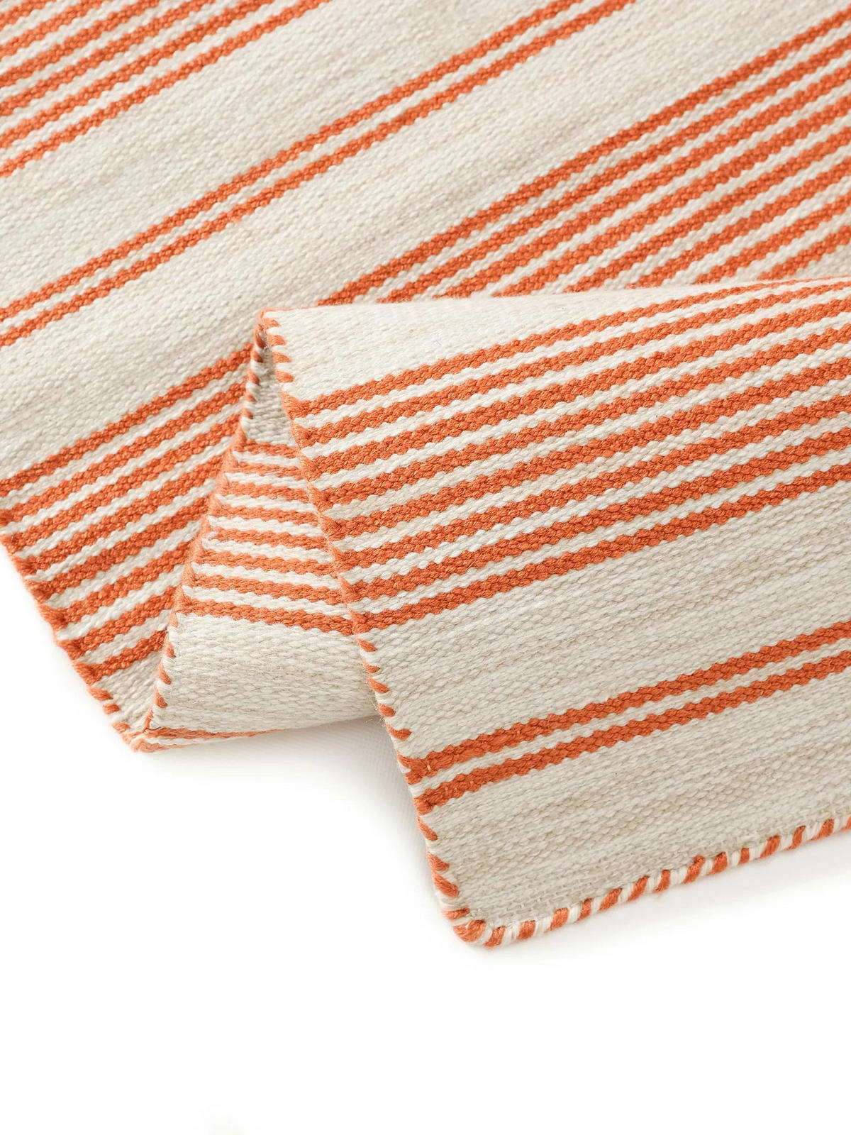 OUTDOORTEPPICH Rida Beige/Orange 120/170 cm - Beige/Orange, Kunststoff/Textil (120/170cm) - benuta