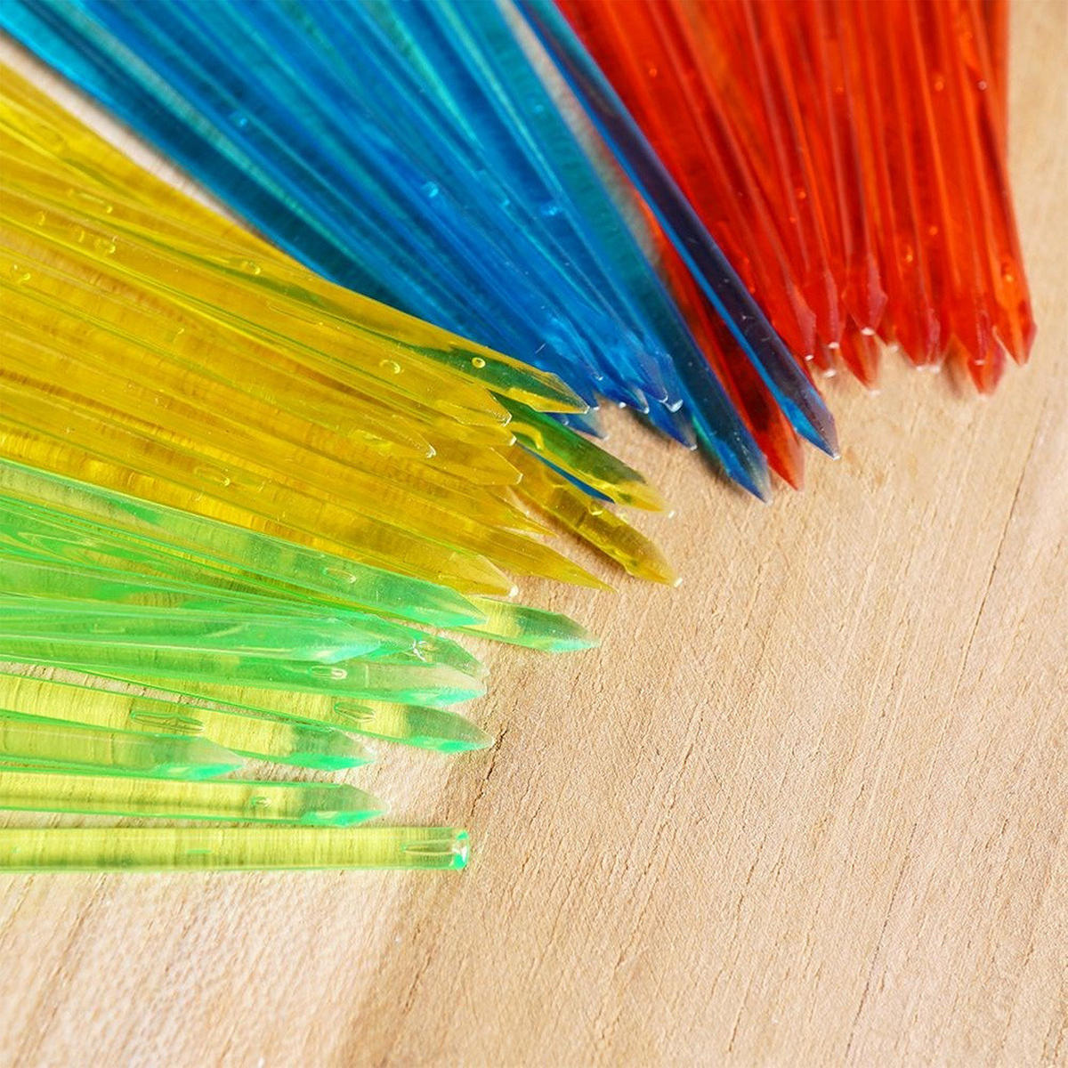SNACK-ZAHNSTOCHER 8 cm 50 Stück. - Multicolor, Kunststoff (8cm) - Orion 