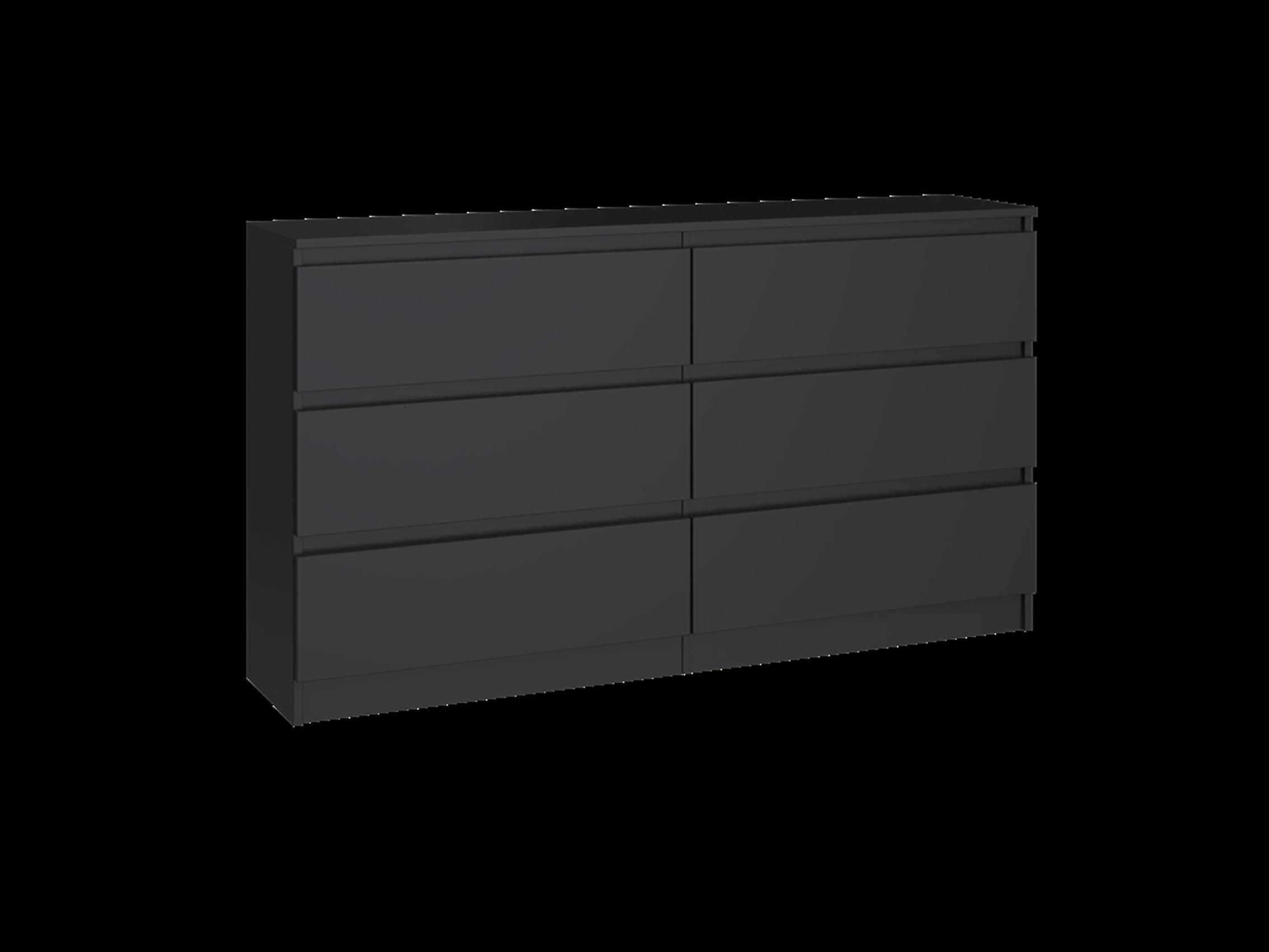 KOMMODE Schwarz 138/77/40 - Schwarz, Holzwerkstoff (138/77/40cm) - RAUMHIRSCH FURNITURE