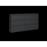 KOMMODE Schwarz 138/77/40 - Schwarz, Holzwerkstoff (138/77/40cm) - RAUMHIRSCH FURNITURE