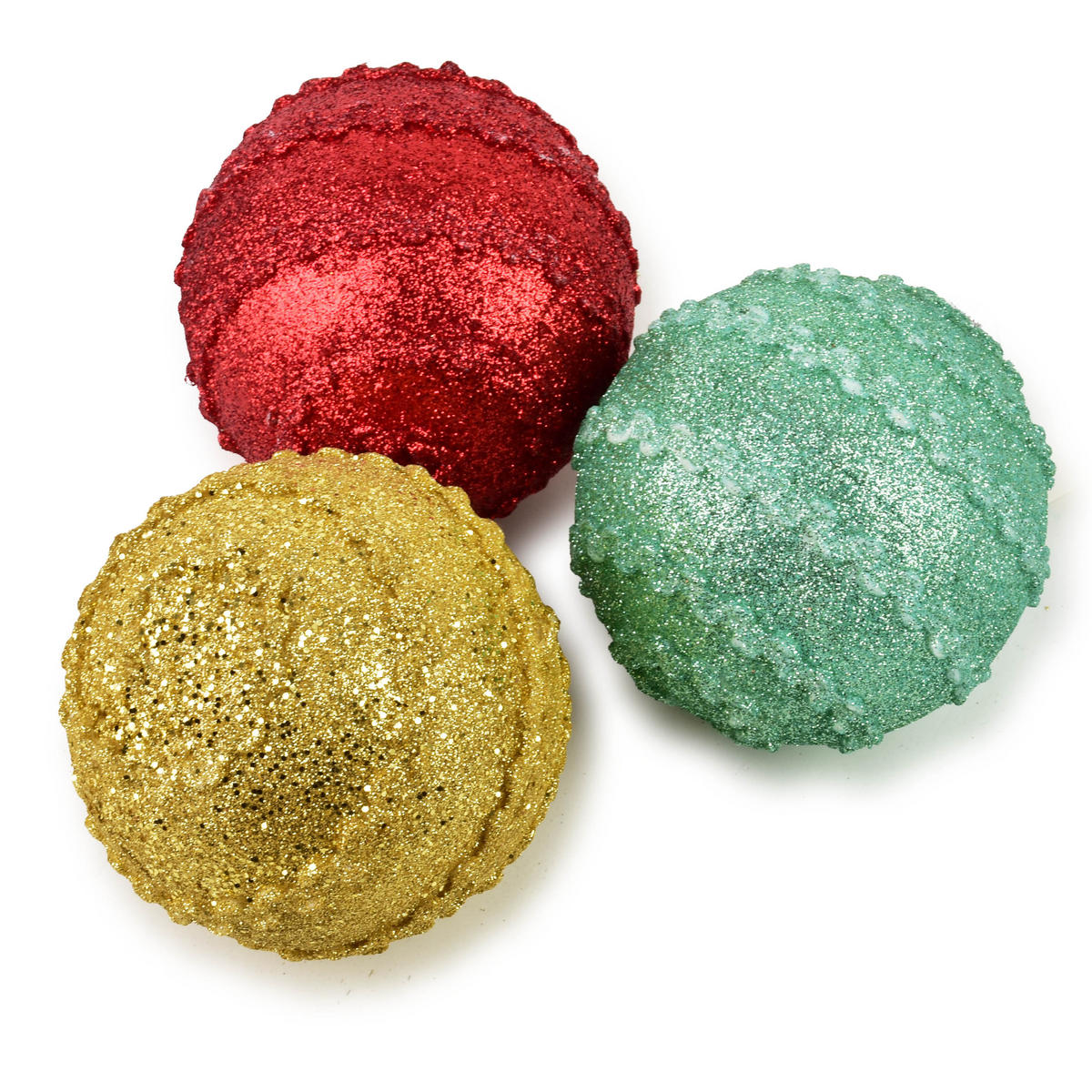 WEIHNACHTSKUGEL Santa Lila 10cm Styropor - Grün, Kunststoff (10/10/10cm) - Mondex