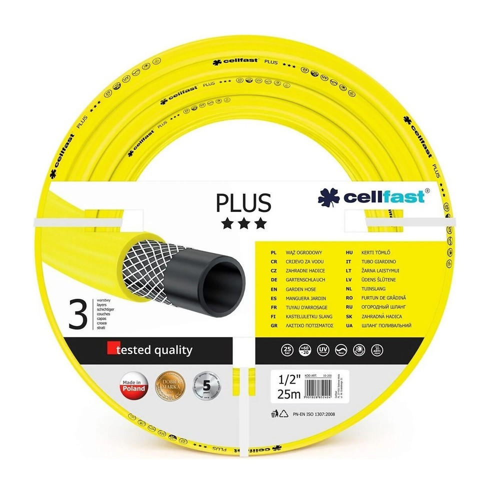 Cellfast Gartenschlauch Transparent 2500 cm