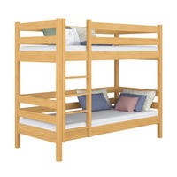 ETAGENBETT N01 Naturkiefer 100/200 - Hellbraun, Naturmaterialien/Holz (100/200cm) - N-Wood