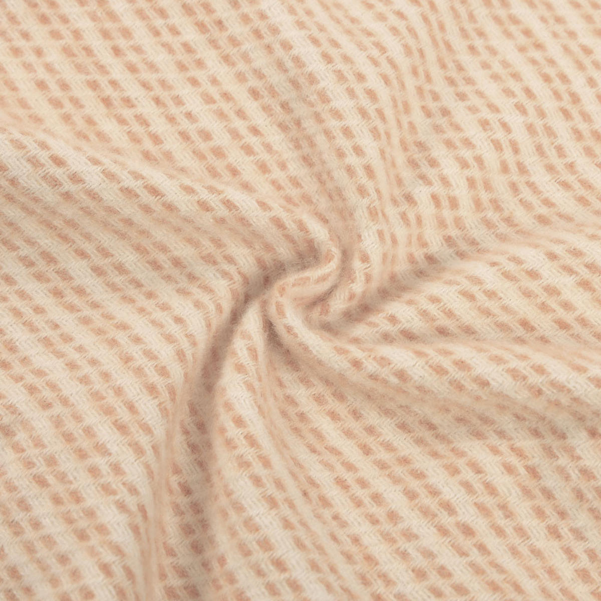 WOLLDECKE MILA - Farbe: Orange, Größe: 140 x 200 cm - Orange, Kunststoff (140/200cm) - Home Deluxe