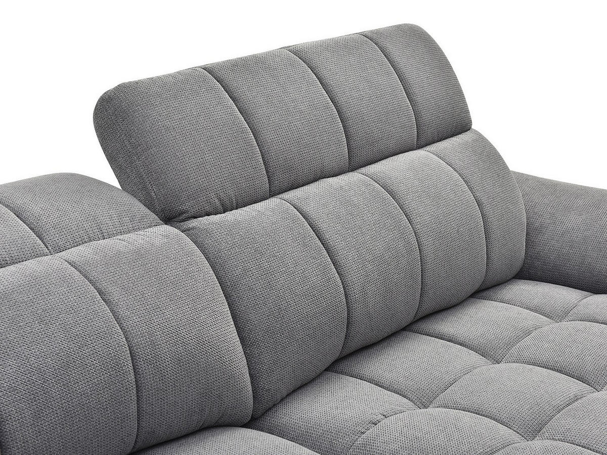RELAXSOFA - 4 Personen - stoff - grau Celtimo - Grau, Textil/Metall (230/79/169cm) - Vente-Unique