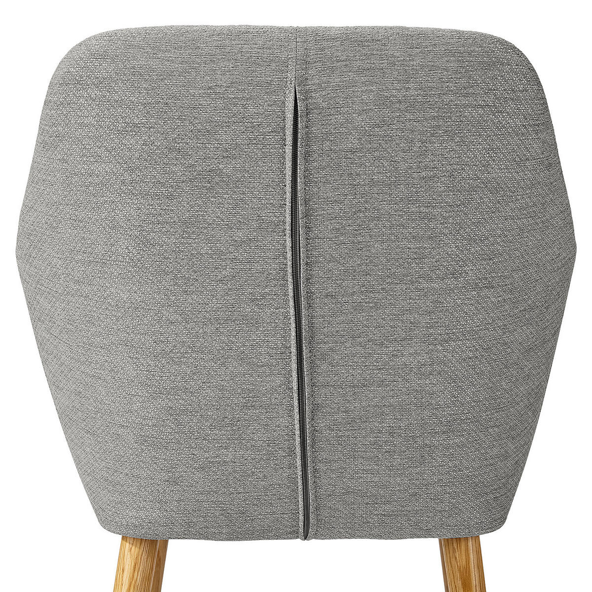 ARMLEHNENSTUHL - Typ A - Hellgrau, Textil (57/83/61cm) - home24