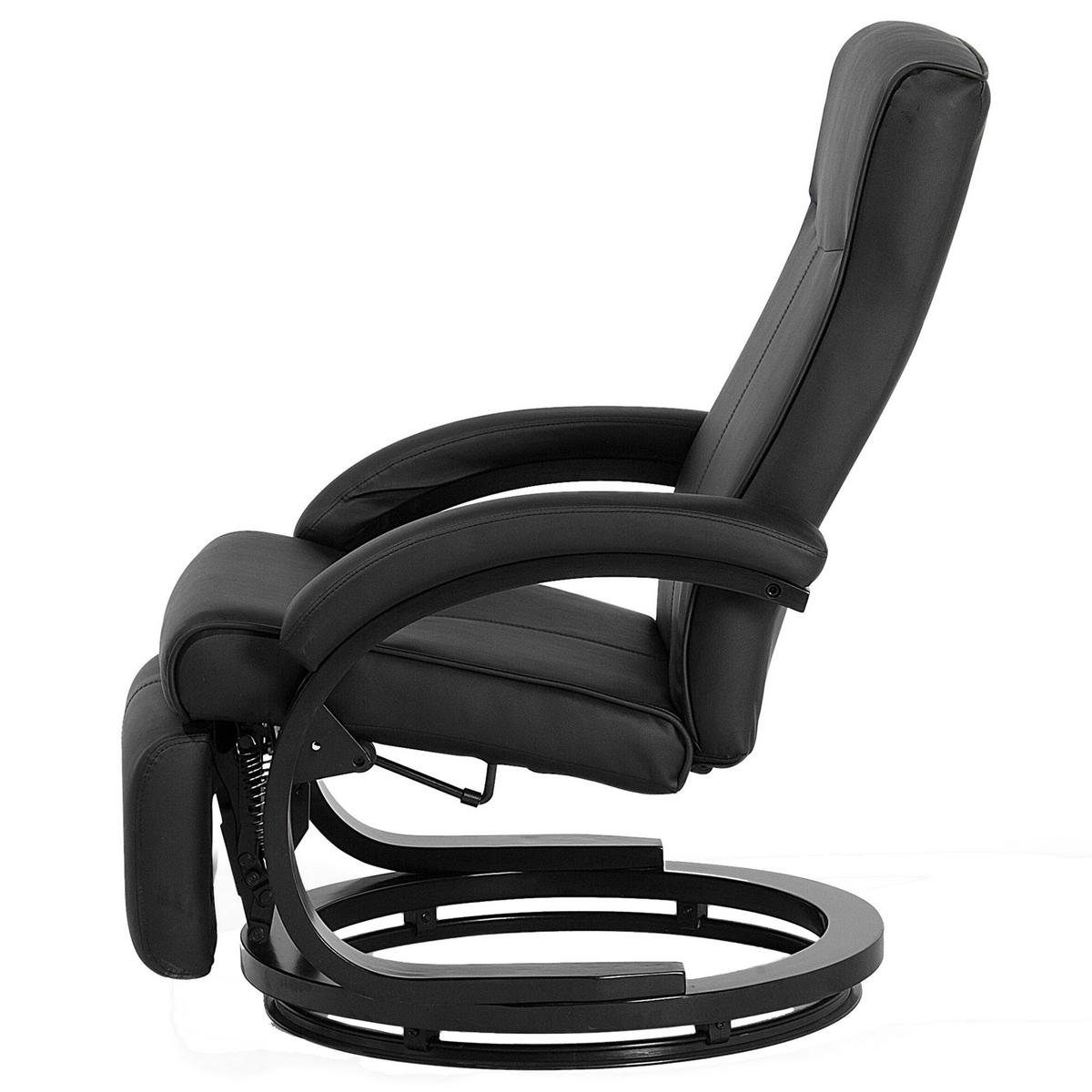 SESSEL Kunstleder Schwarz Might - Schwarz, Holz/Textil (67/97/86cm) - Beliani