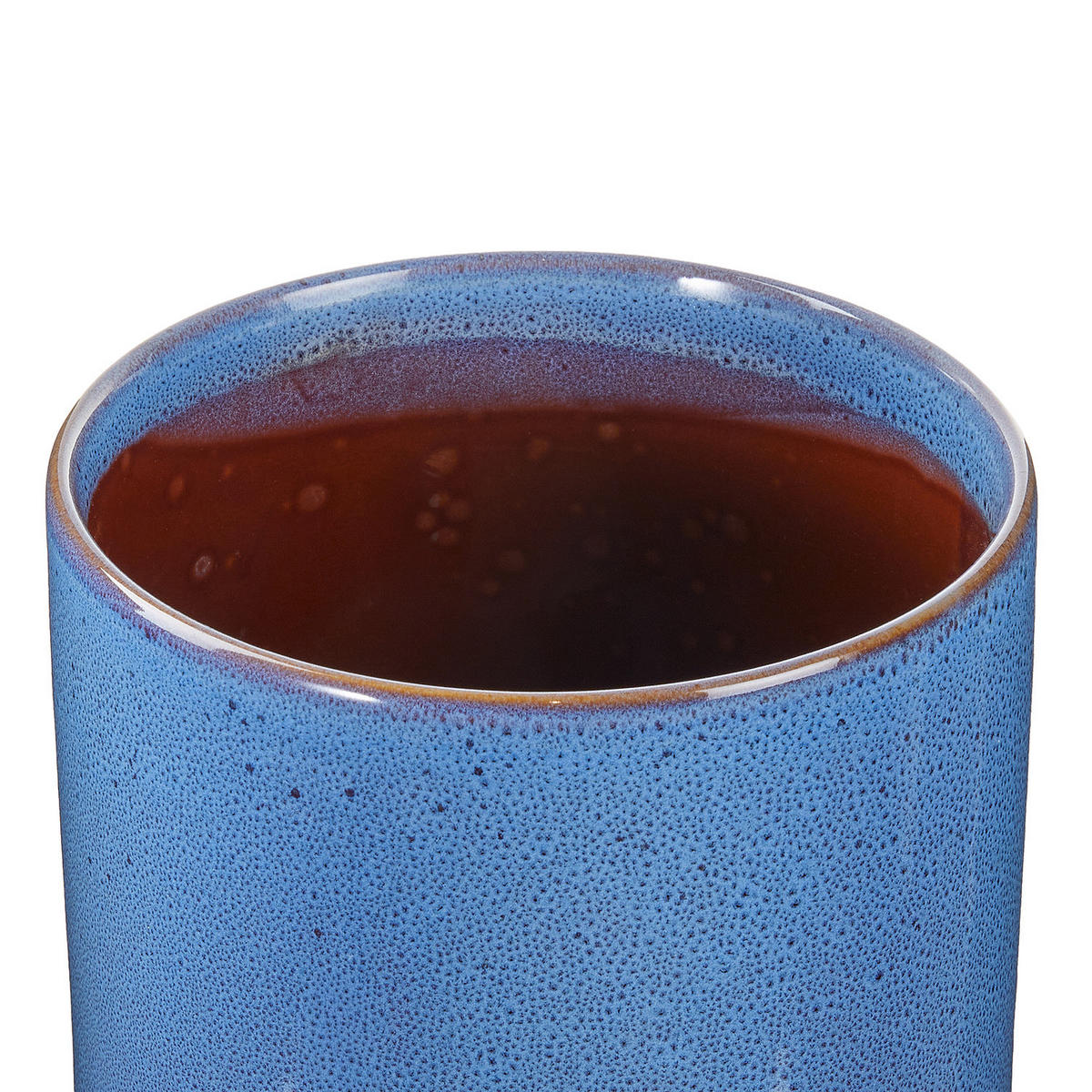 BLUMENTOPF Glaze - Blau, Keramik (16cm) - Butlers