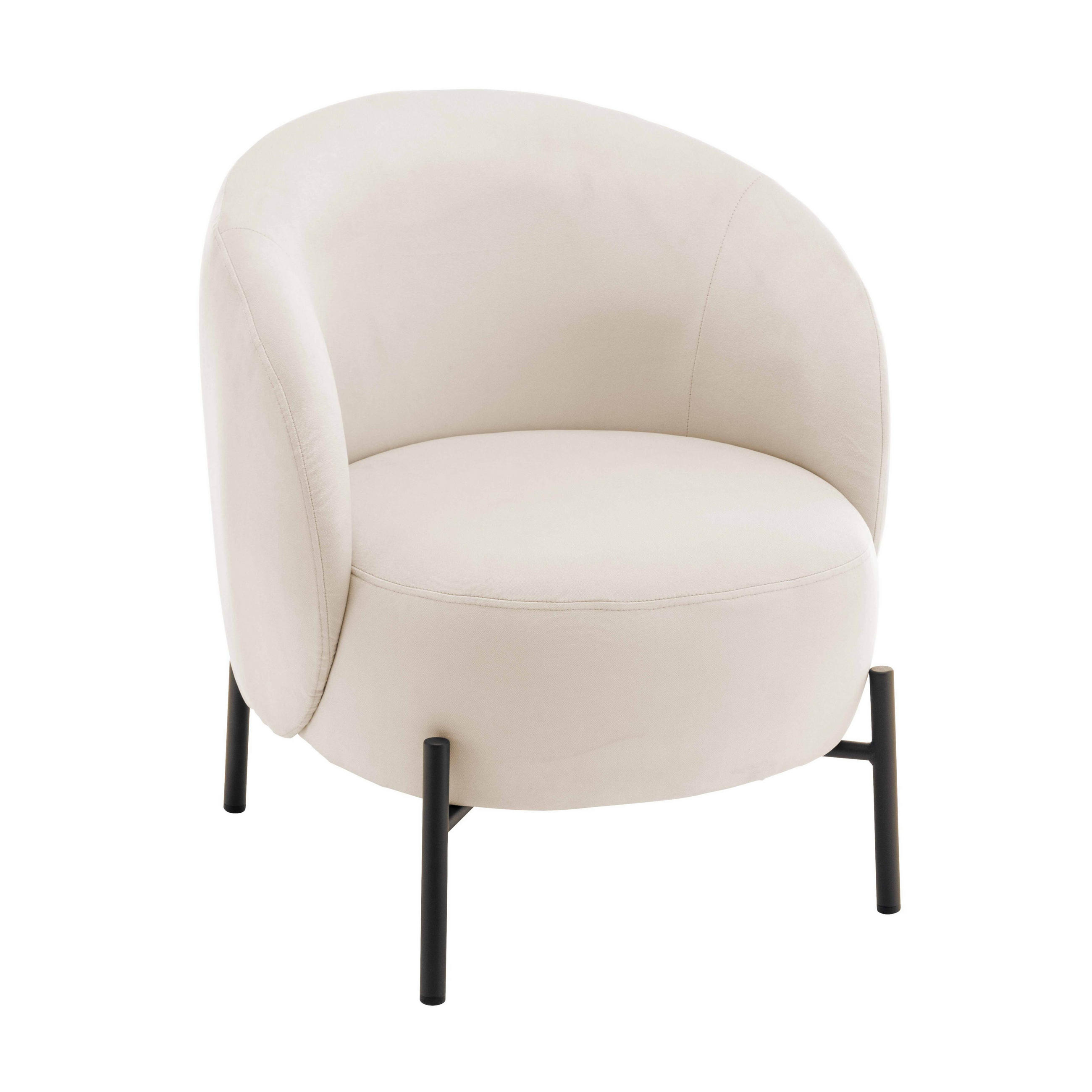 Oviala Relaxsessel, Weiß 73x76x66 cm