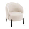 RELAXSESSEL, Beige - Beige, Textil (66/76/73cm) - Oviala