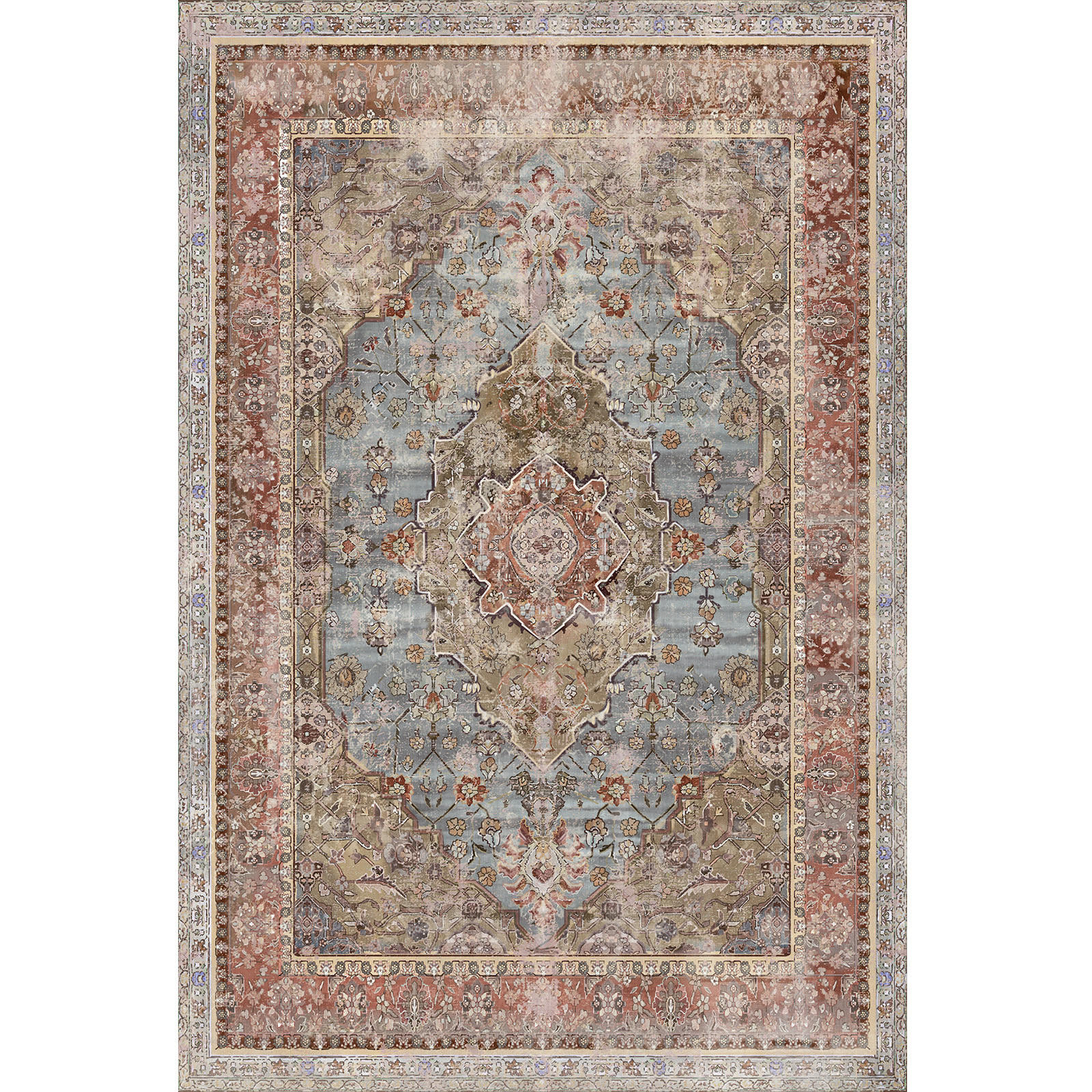 TEPPICH Avlin 200/300 cm - Multicolor, Textil (200/300cm) - Bamyum