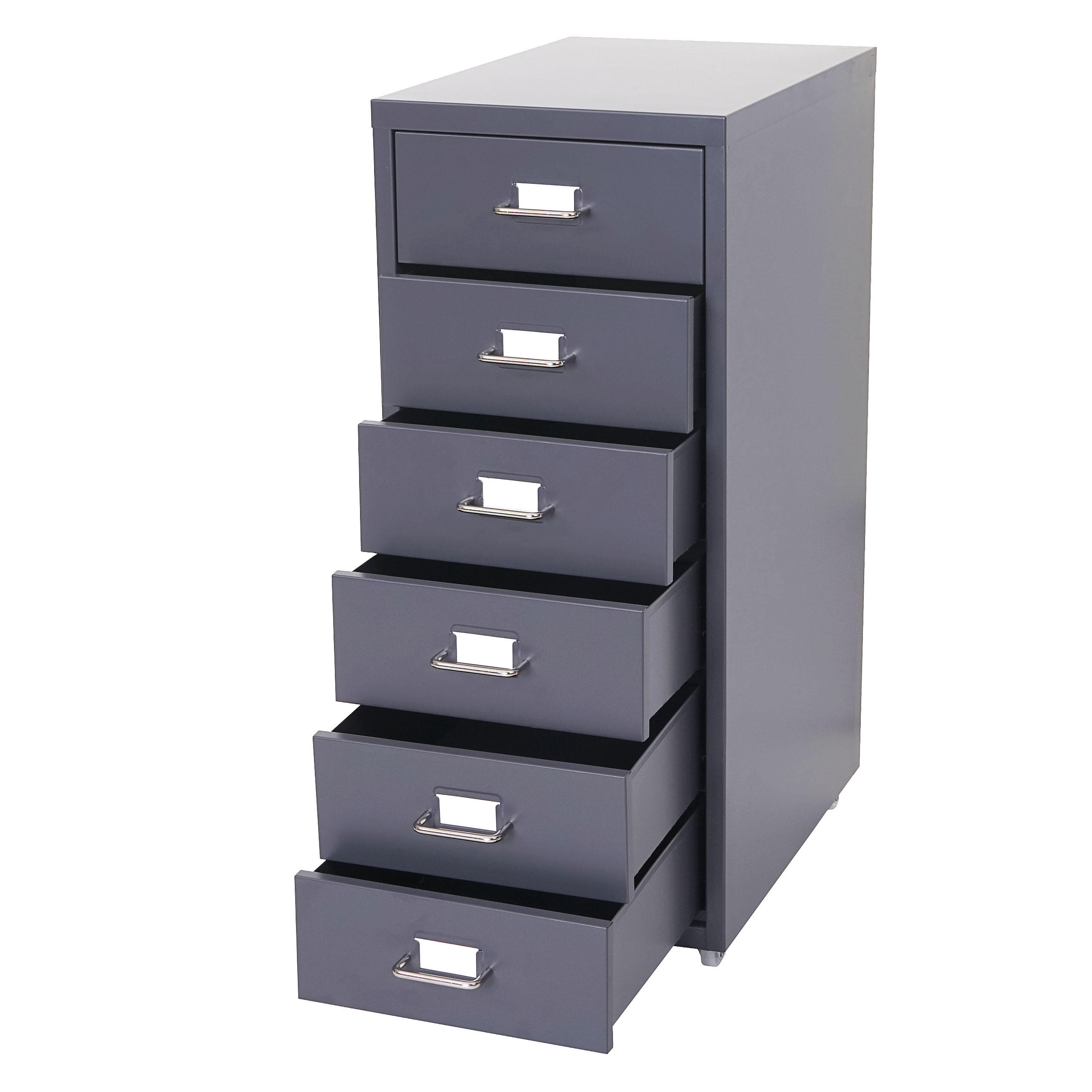 ROLLCONTAINER Anthrazit - Anthrazit, Metall (28/69/41cm) - MCW