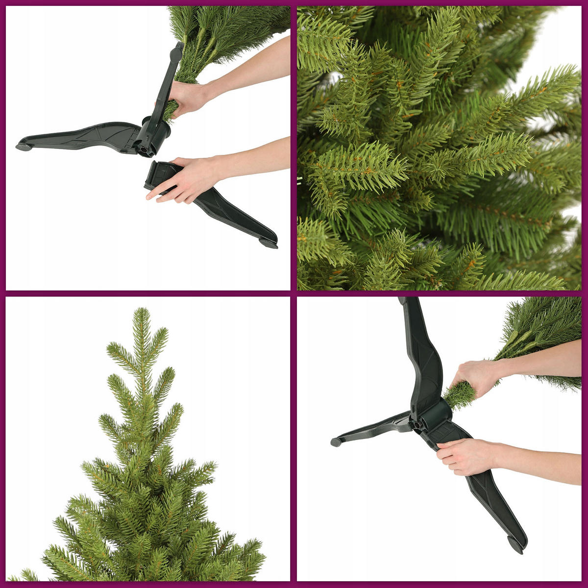 KADAX Künstlicher Weihnachtsbaum 180 cm Fichte Pe Premium Dense - Grün, Kunststoff (180cm) - KADAX