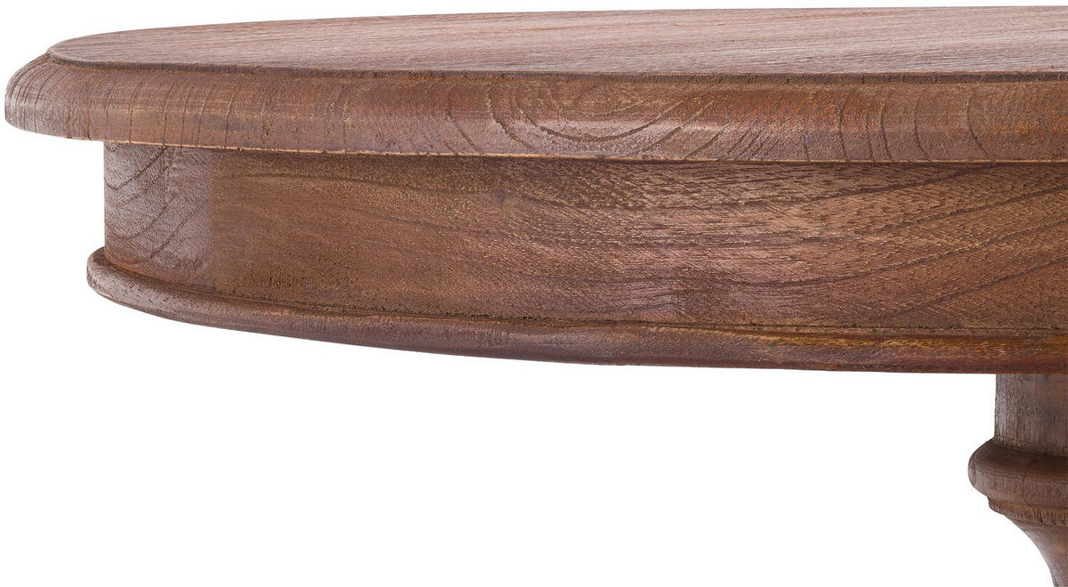 BEISTELLTISCH rund 70 cm Holz Braun - Braun, Holz (70/70/76cm) - CLP