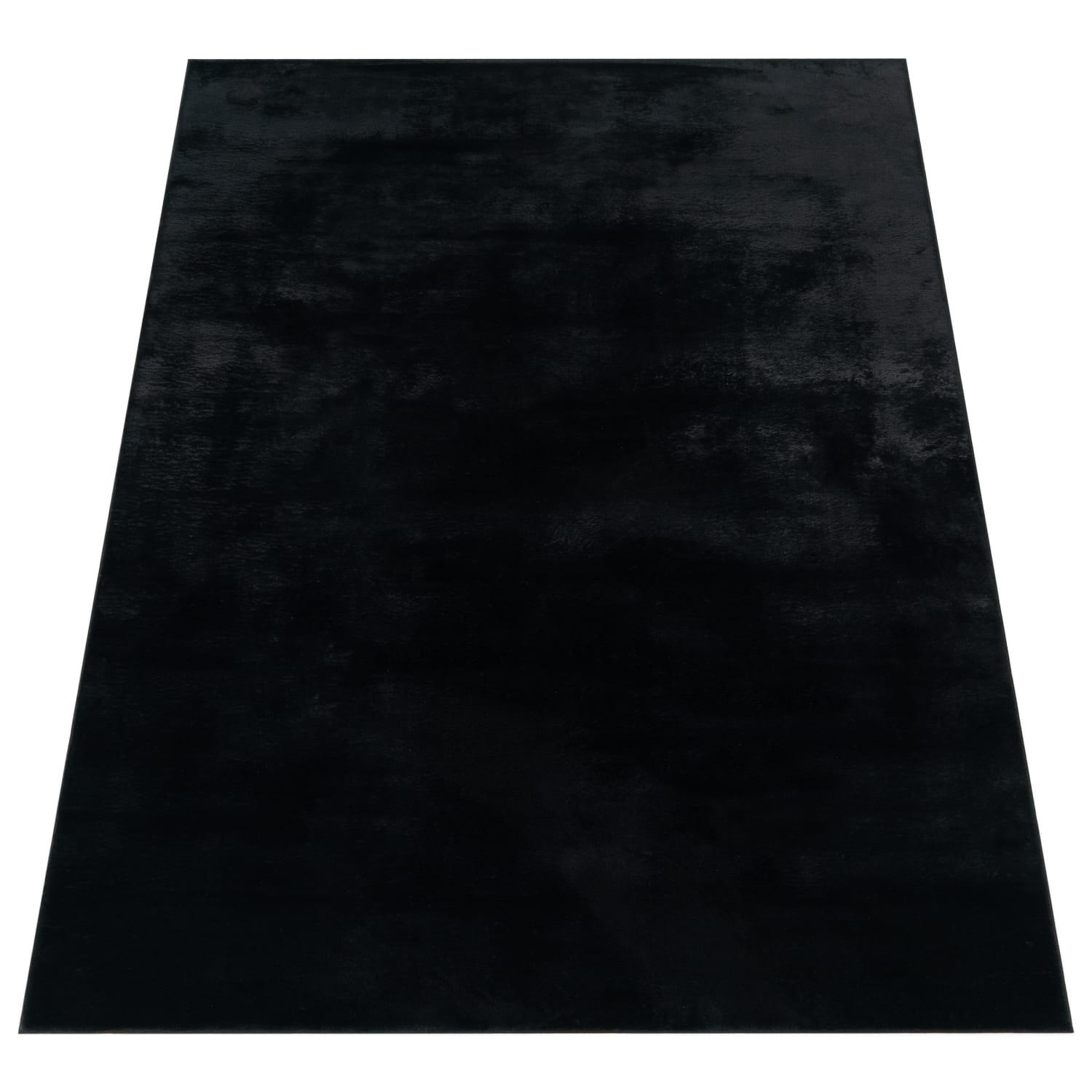 HOCHFLORTEPPICH 160/220 cm Soft 380 - Schwarz, Kunststoff (160/220cm) - Paco Home