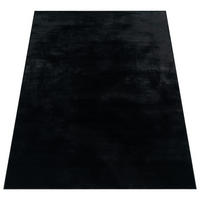 HOCHFLORTEPPICH 120/170 cm Soft 380 - Schwarz, Kunststoff (120/170cm) - Paco Home