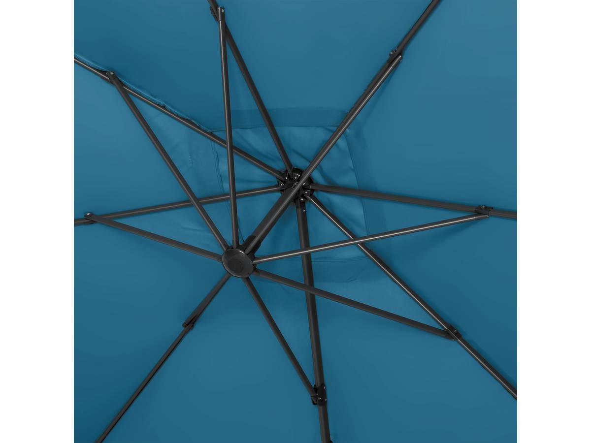 SONNENSCHIRM sun 4 Blau - Blau, Metall (400/300cm) - Habitat Garten