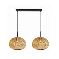 PENDELLEUCHTE BOHO - Beige, Holz/Metall (28/75/100cm) - kiki design