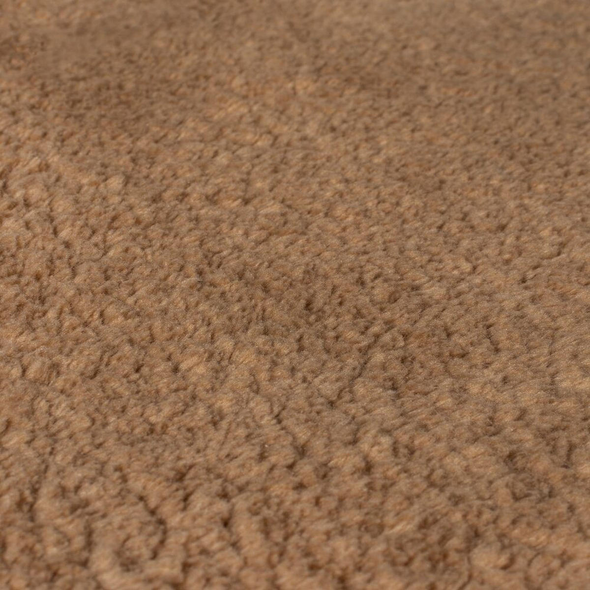 TEPPICH Uni-Design, kurzflor, mit Latexrücken BLITH, Braun 80x150 cm - Braun, Textil (80/150cm) - KADIMA DESIGN