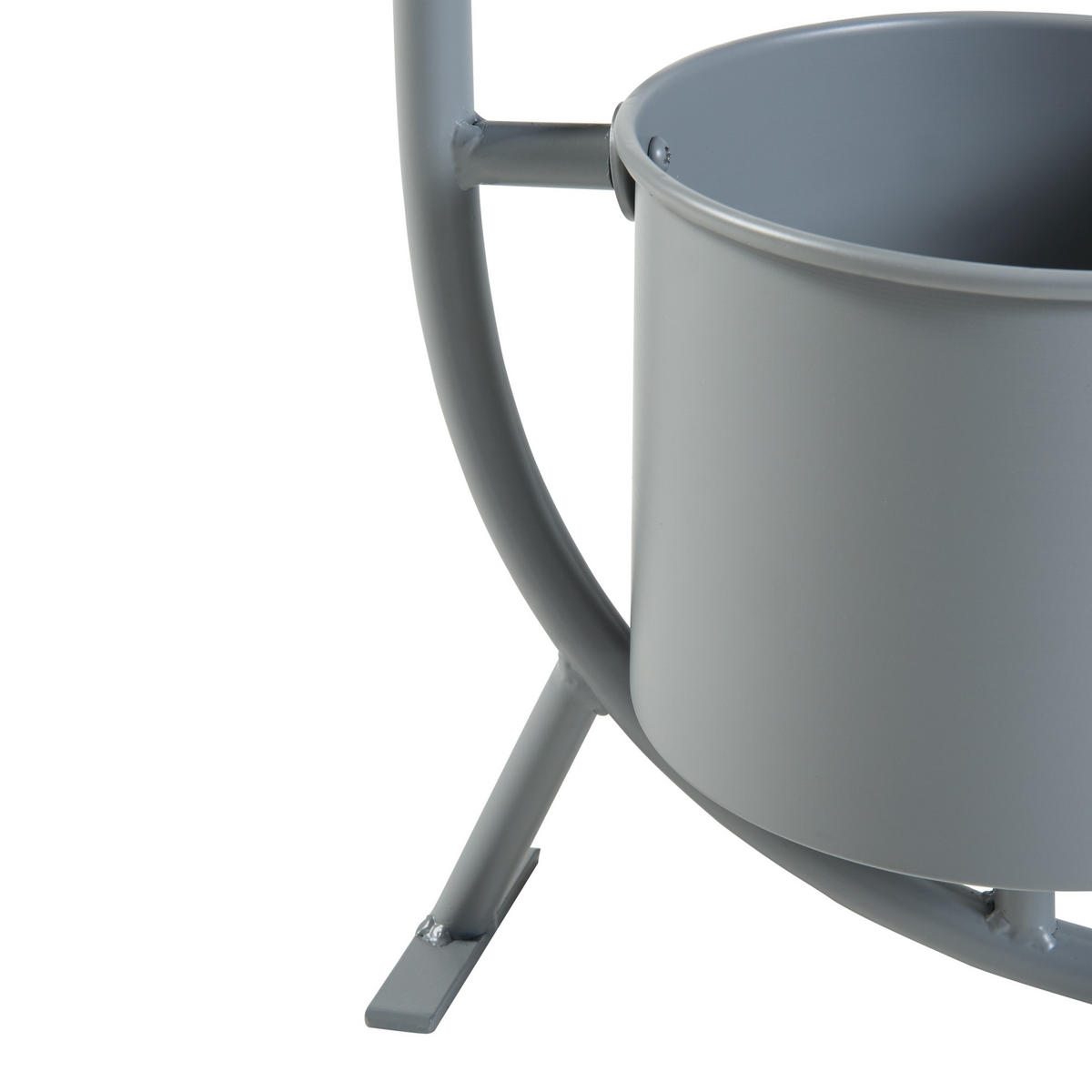PFLANZENSTÄNDER Almelo - Grau, Metall (63cm) - [en.casa]