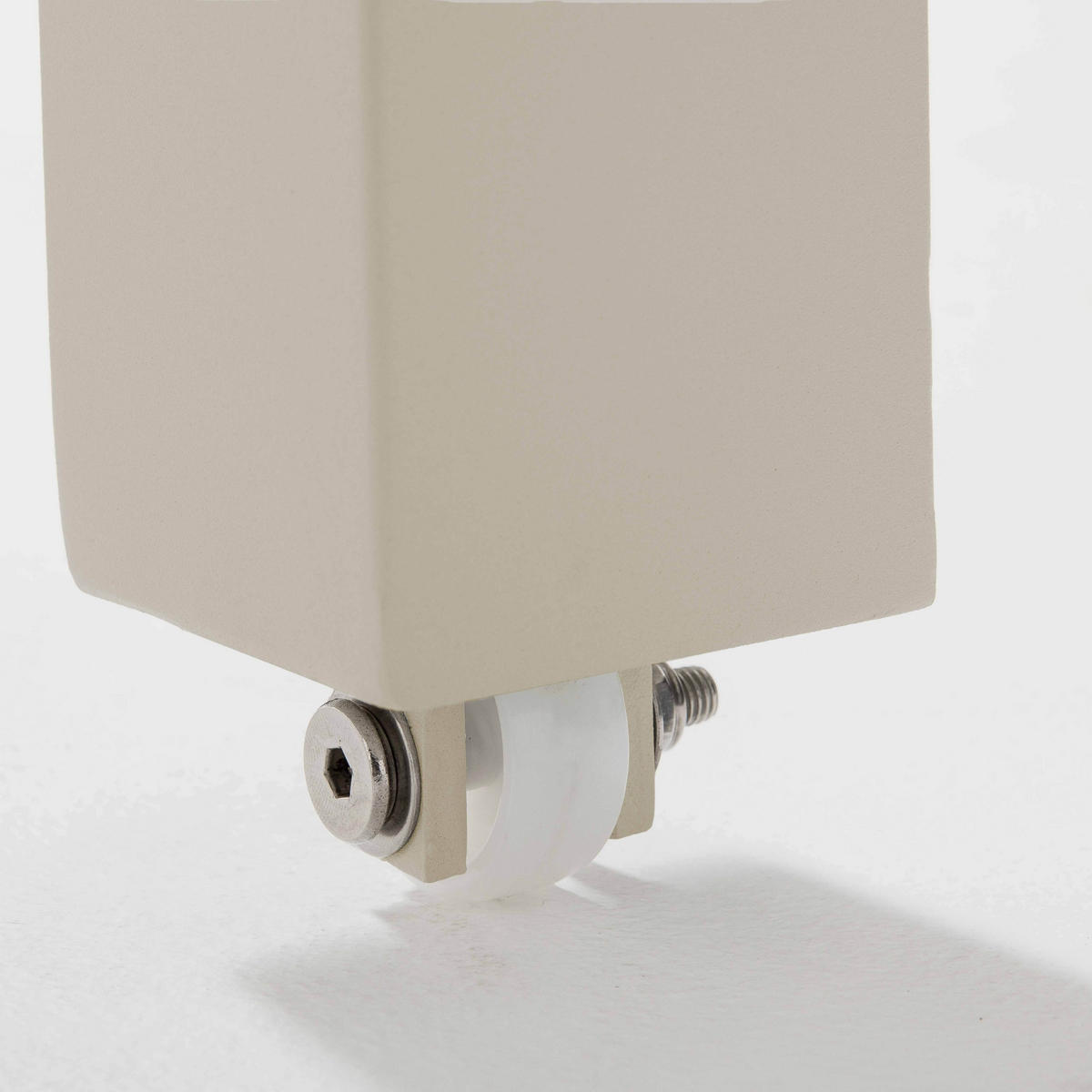 GARTENTISCH, Cremefarbe - Beige, Metall (90/240/76cm) - Oviala