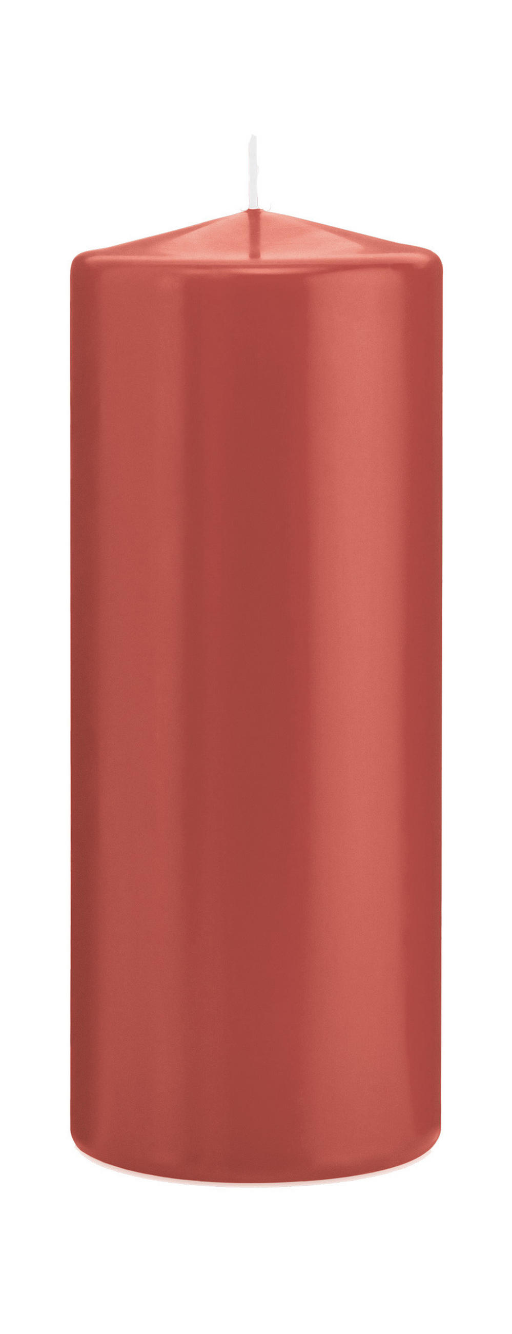 STUMPENKERZEN Ahorn Ø 78 x 200 mm, 8 Stück - Ahornfarben, Paraffin (8/20cm) - Wiedemann Kerzen