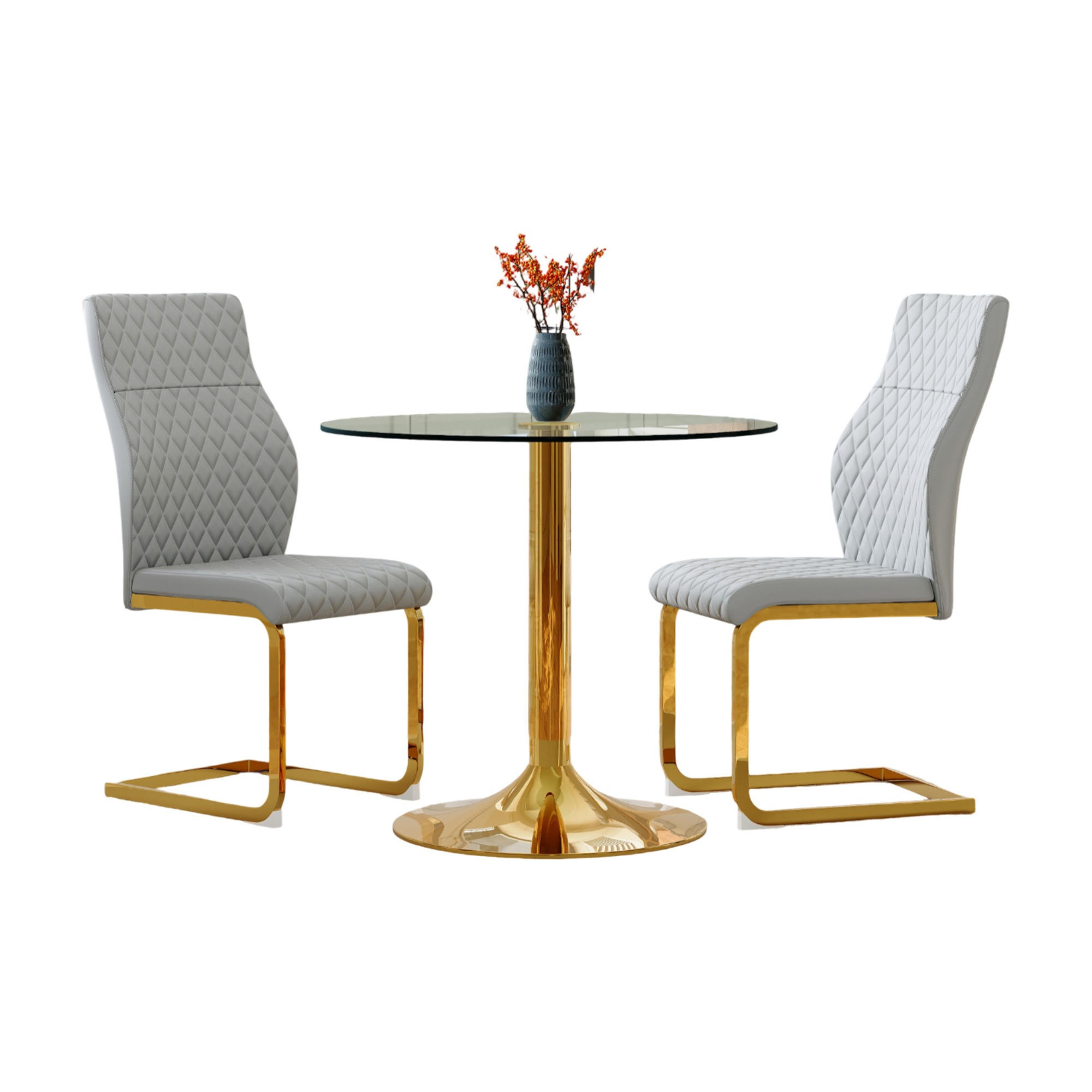 Meubliv Essgruppe Transparent 85x76x85 cm