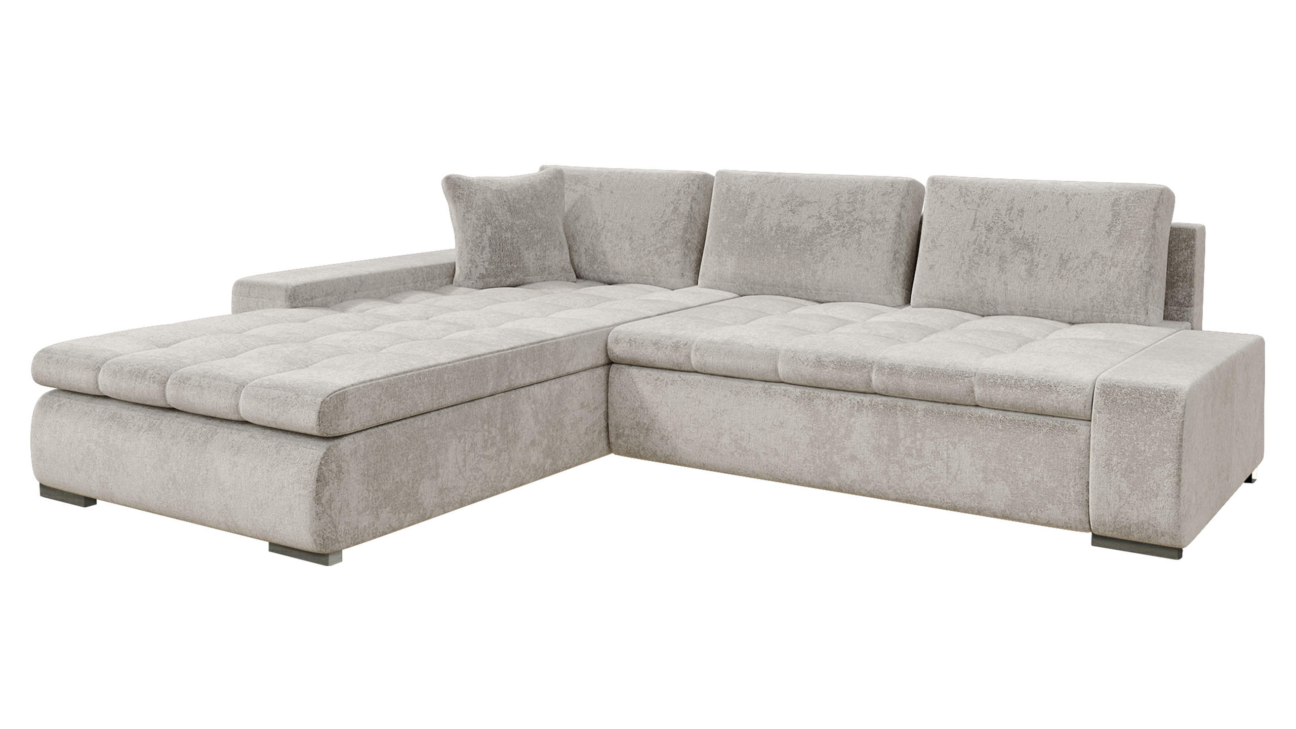 ECKSOFA Orkan - Grau, Holz/Textil (302/213cm) - MIRJAN24