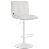 BARHOCKER Samt creme - Creme/Weiß, Textil/Metall (46/94/47cm) - CLP