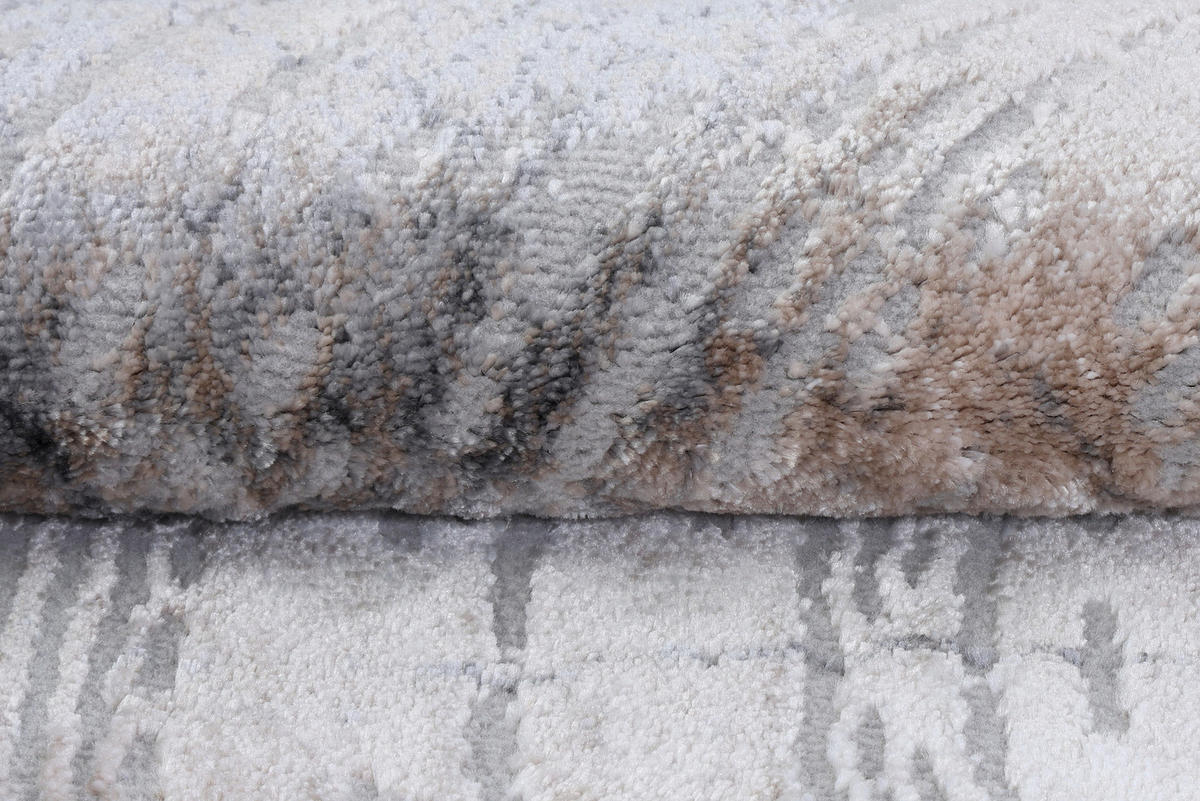 TEPPICH COMO Dunkelbeige 200/300 cm - Dunkelbraun, Kunststoff (200/300cm) - Tapiso