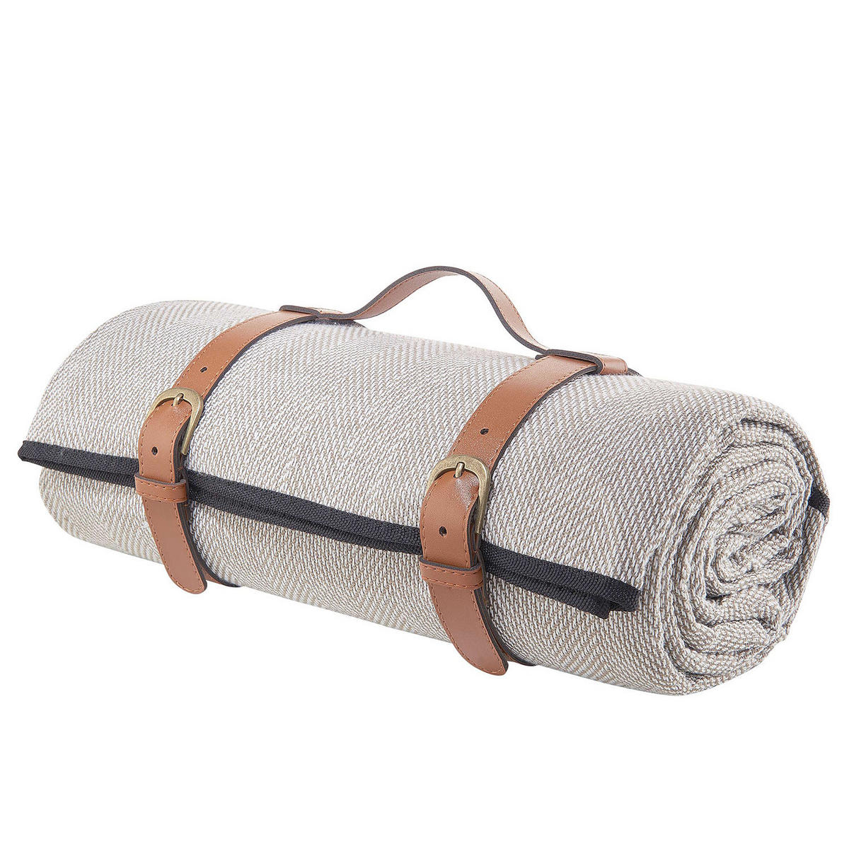 PICKNICKDECKE Wanderlust - Taupe, Textil (200/150cm) - Butlers