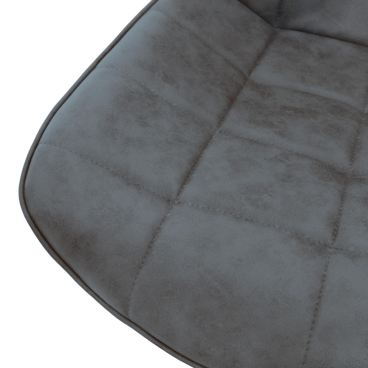 BÜROSTUHL Kunstleder anthrazit - Anthrazit, Metall (53/97/60cm) - ML-DESIGN