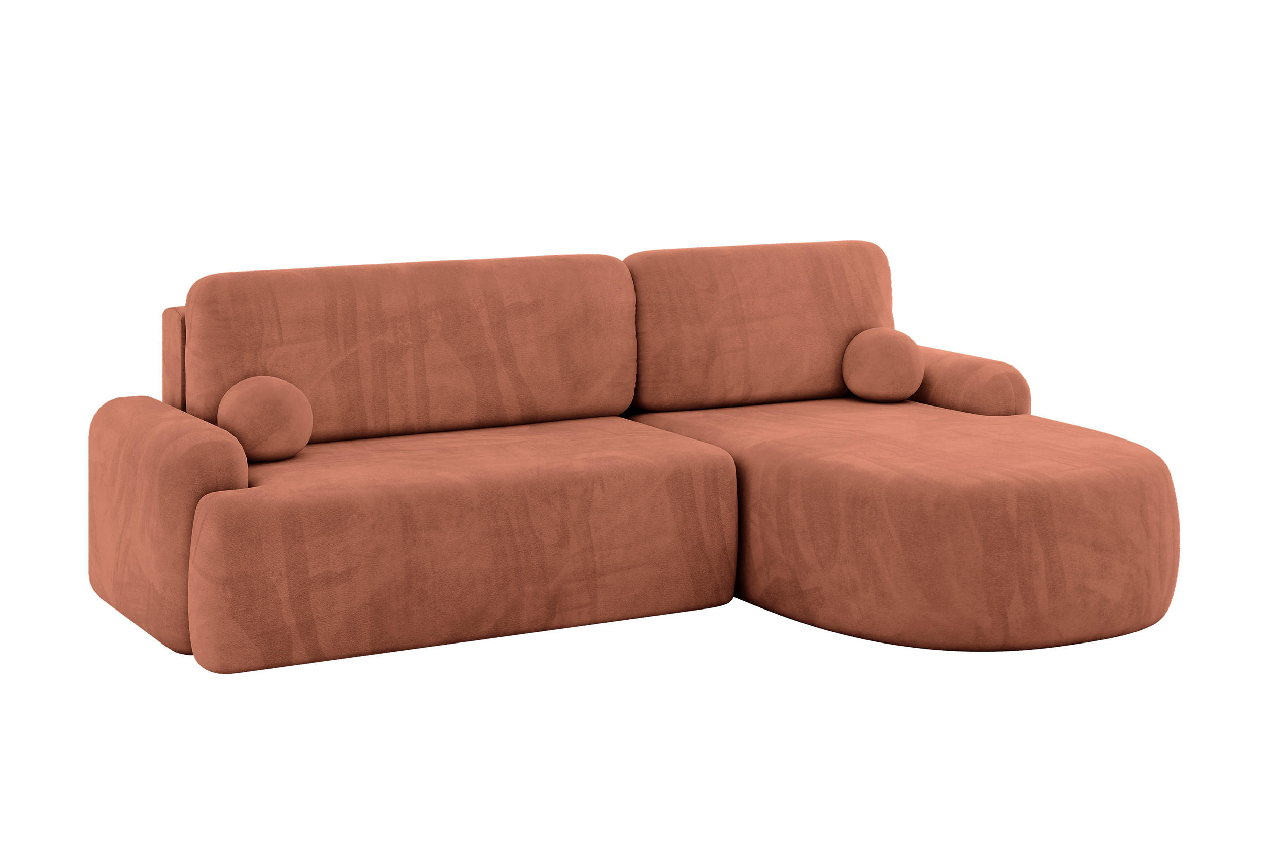 Altdecor Ecksofa Orange 264x172 cm