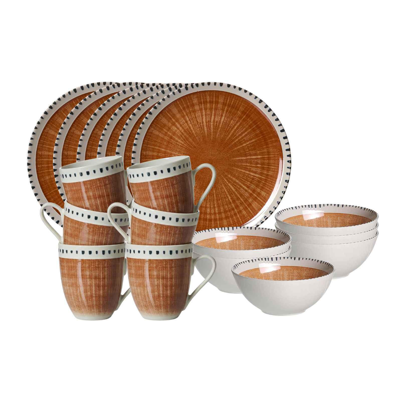 Ritzenhoff Breker Frühstücks-Set Braun 2x2x2 cm