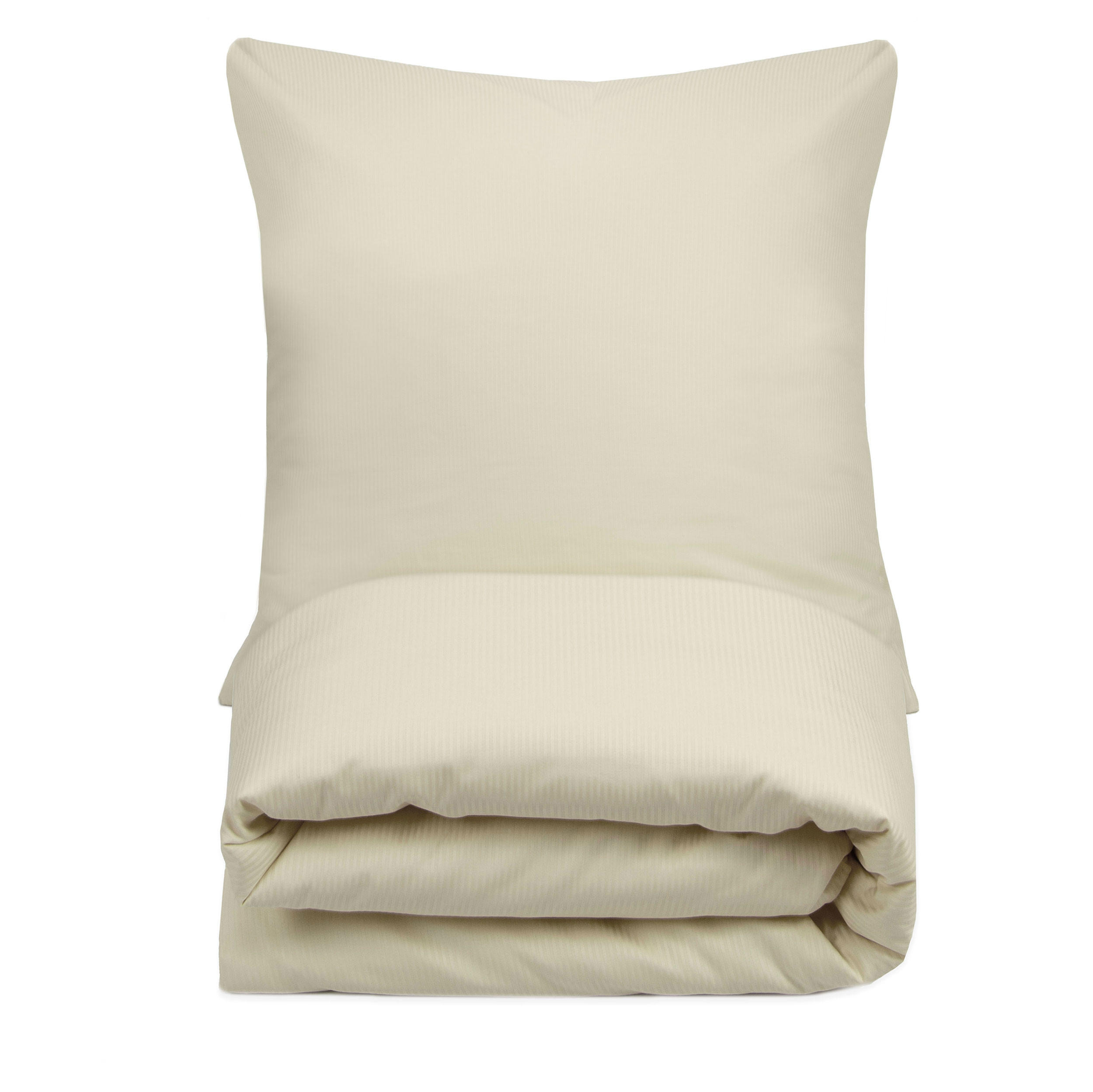 BETTWÄSCHE, 80x80 cm + 140x200 cm, 80% Baumwolle, 20% Polyester, Grau - Creme, Naturmaterialien (140/200cm) - Zollner