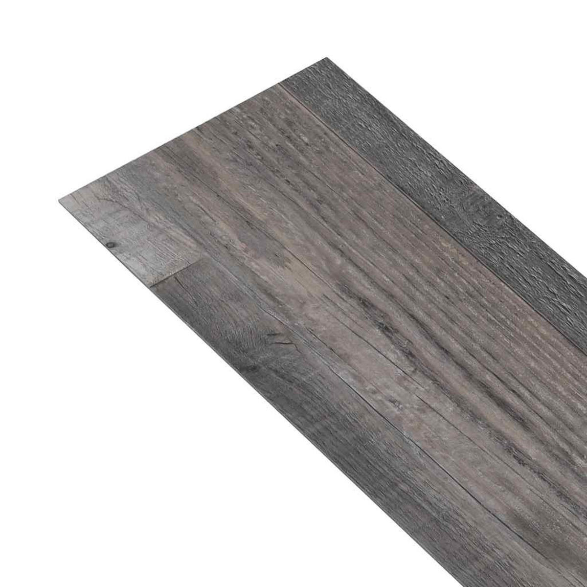 VINYLBODEN PVC-Dielen selbstklebend 2mm Stärke Laminat Viny Bauholz 5,02m² - Birnbaumfarben, Holzwerkstoff (91.5/15.2/0.2cm) - DELUKE