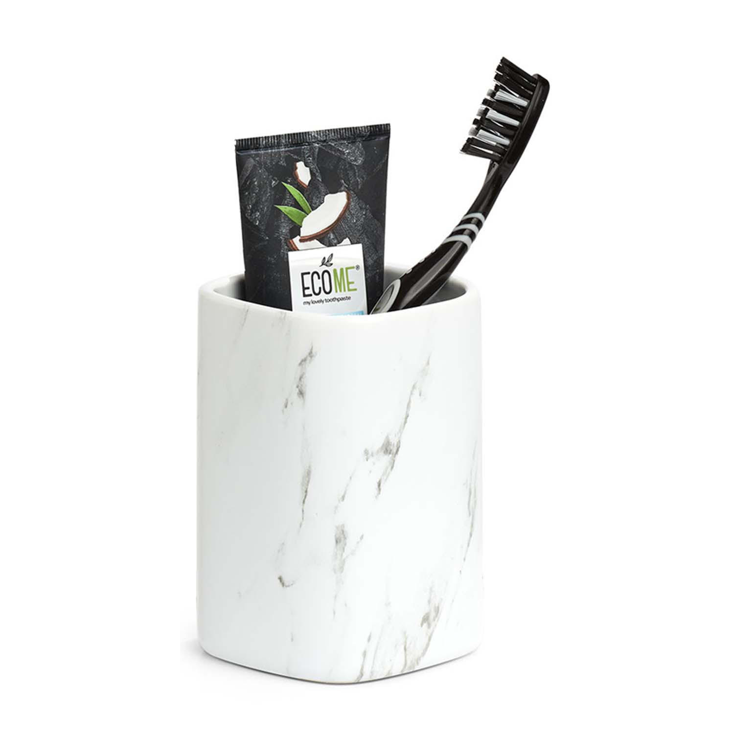 Thumbnail - Zeller Present Badaccessoires, Weiß, Keramik, 11x13.2x8.1 cm, Badaccessoires