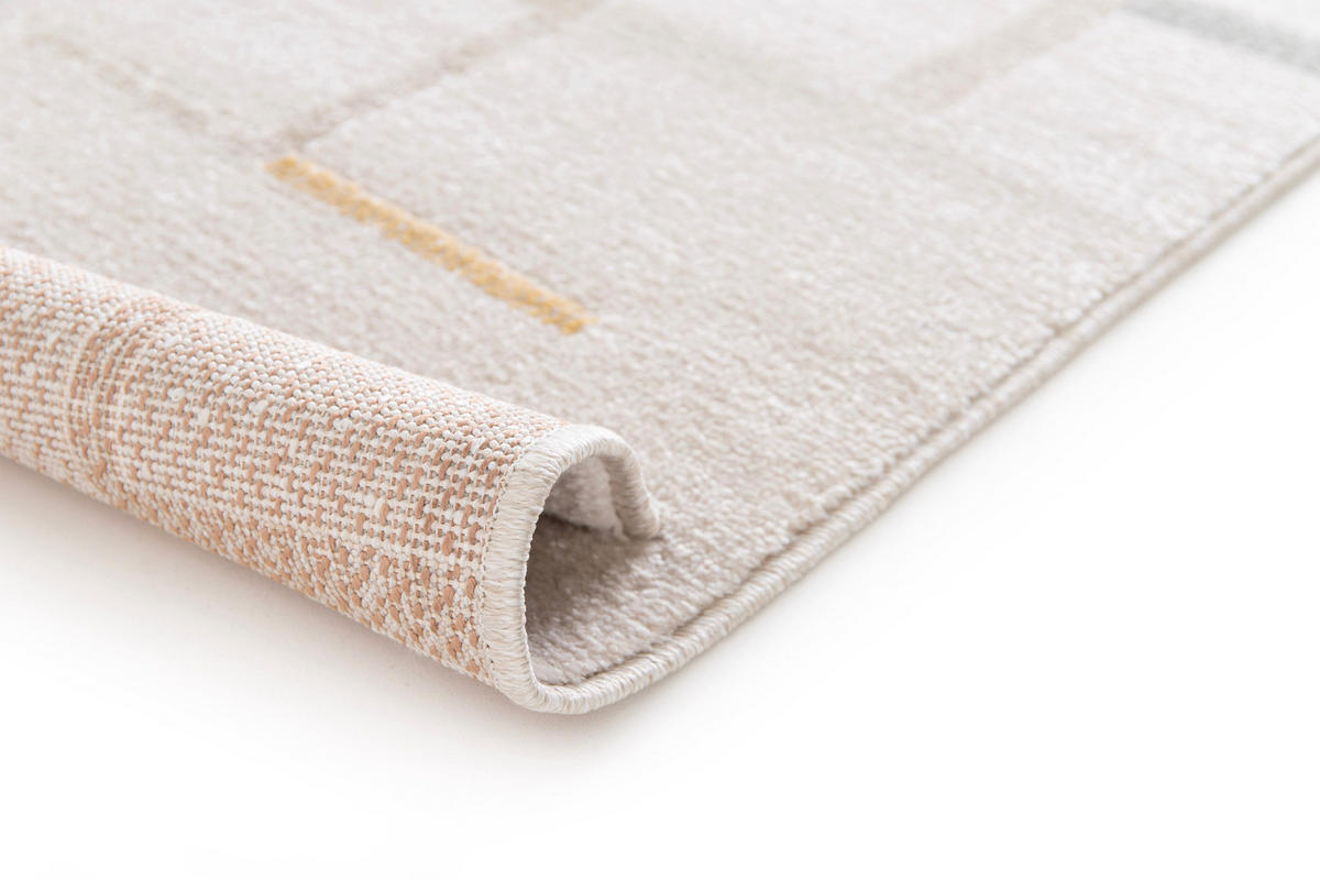 WEBTEPPICH Beige Domus 120/170 cm - Beige, Naturmaterialien/Textil (120/170cm) - Atticgo